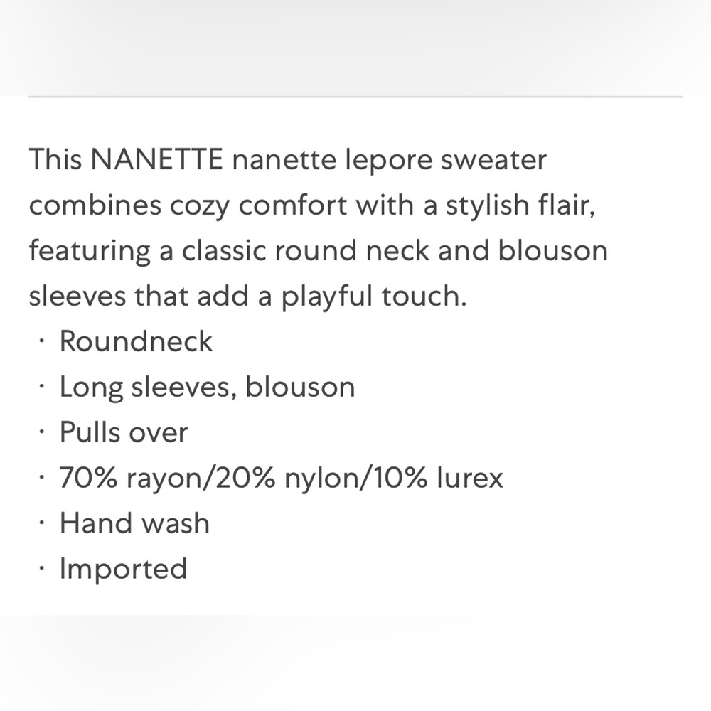 Nanette Lepore Black Knit Top‎ - Picture 9 of 9